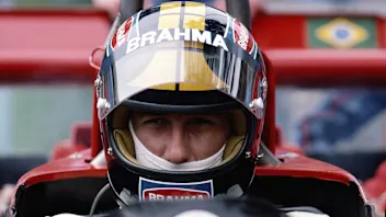 Carlos Pace, driver of the #8 Martini Racing Brabham BT45 Alfa Romeo 3.0 B12 during practice for