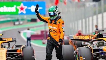 SAO PAULO, BRAZIL - NOVEMBER 01: Oscar Piastri of Australia driving the (81) McLaren MCL38 Mercedes