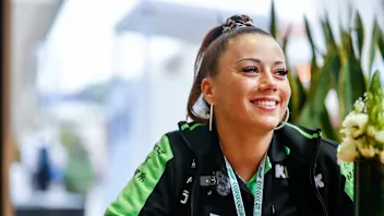 LE CASTELLET, FRANCE - JULY 29: Carrie Schreiner of Germany and ART Grand Prix (8) walks in the