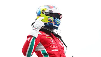 MELBOURNE, AUSTRALIA - MARCH 24: Race winner Dino Beganovic of Sweden and PREMA Racing (1)