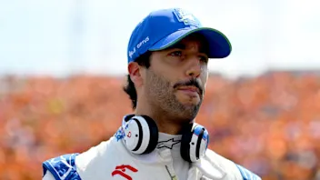 BUDAPEST, HUNGARY - JULY 21: 12th placed Daniel Ricciardo of Australia and Visa Cash App RB talks