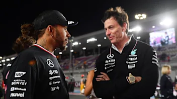ABU DHABI, UNITED ARAB EMIRATES - NOVEMBER 23: Lewis Hamilton of Great Britain and Mercedes-AMG