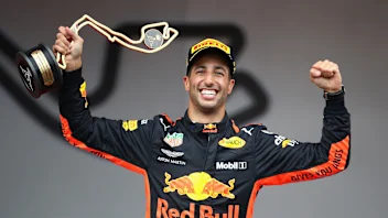MONTE-CARLO, MONACO - MAY 27:  Race winner Daniel Ricciardo of Australia and Red Bull Racing