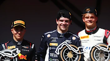 MONTE-CARLO, MONACO - MAY 26: Race winner Zak O'Sullivan of Great Britain and ART Grand Prix (2),