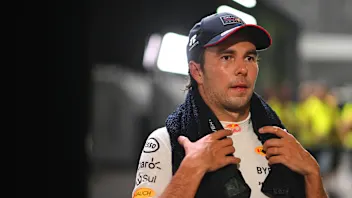SINGAPORE, SINGAPORE - SEPTEMBER 22: Sergio Perez of Mexico and Oracle Red Bull Racing during the