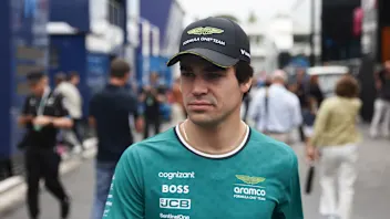 Lance Stroll of Aston Martin Aramco ahead of the Formula 1 Spanish Grand Prix at Circuit de