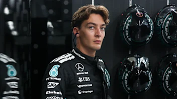 SPIELBERG, AUSTRIA - JUNE 26: George Russell of Great Britain and Mercedes AMG Petronas F1 Team is