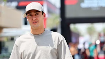 BAHRAIN, BAHRAIN - APRIL 11: George Russell of Great Britain driving the (63) Mercedes AMG Petronas