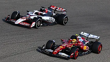BAHRAIN, BAHRAIN - APRIL 11: Lewis Hamilton of Great Britain driving the (44) Scuderia Ferrari