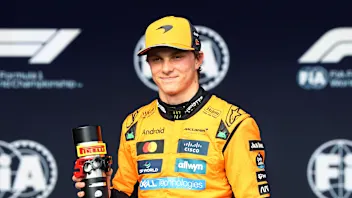 SPA, BELGIUM - JULY 25: Oscar Piastri of Australia driving the (81) McLaren MCL39 Mercedes on track