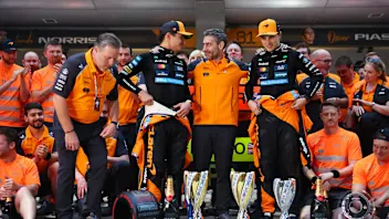 SHANGHAI, CHINA - MARCH 23: Zak Brown, Chief Executive Officer of McLaren Second placed Lando