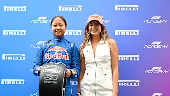 MIAMI, FLORIDA - MAY 03: Pole position qualifier Chloe Chambers of United States and Campos Racing