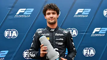 BAKU, AZERBAIJAN - SEPTEMBER 19: Pole position qualifier Jak Crawford of United States and DAMS