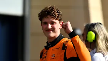 BAHRAIN, BAHRAIN - APRIL 13: Race winner Alexander Dunne of Ireland and Rodin Motorsport (17)