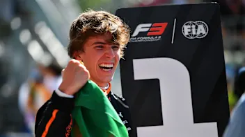 BARCELONA, SPAIN - MAY 31: Race winner Ivan Domingues of Portugal and Van Amersfoort Racing (22)