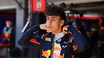 BARCELONA, SPAIN - MAY 31: Arvid Lindblad of Great Britain and Campos Racing (4) looks on during