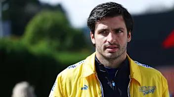 SHANGHAI, CHINA - MARCH 22: Fifteenth placed qualifier Carlos Sainz of Spain and Williams looks on