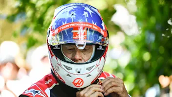 CHICHESTER, ENGLAND - JULY 11: Gene Haas, Founder and Chairman of Haas F1 prepares to drive during