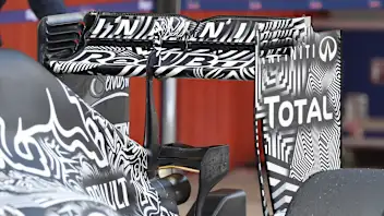 Daniel Ricciardo (AUS) Red Bull Racing RB11 rear wing detail at Formula One Testing, Day One,
