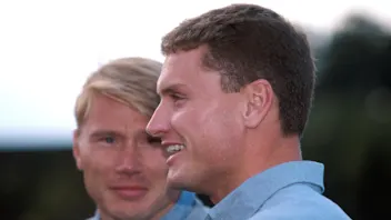 David Coulthard (GBR) Mclaren and Mika Hakkinen (FIN) Mclaren Formula One World Championship,