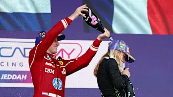 JEDDAH, SAUDI ARABIA - APRIL 20: Race winner Maya Weug of Netherlands and MP Motorsport (64) and