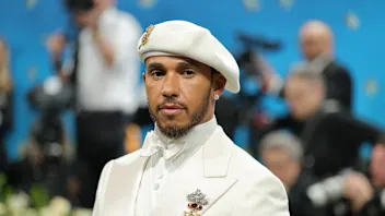 NEW YORK, NEW YORK - MAY 05: Lewis Hamilton, Met Gala Co-Chair, attends the 2025 Met Gala