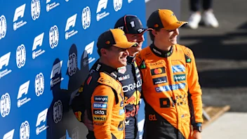 MONZA, ITALY - SEPTEMBER 06: Pole position qualifier Max Verstappen of the Netherlands and Oracle