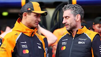 MONTREAL, QUEBEC - JUNE 15: Lando Norris of Great Britain and McLaren looks down after crashing out