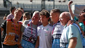 ZANDVOORT, NETHERLANDS - AUGUST 28: Andrea Kimi Antonelli of Italy and Mercedes AMG Petronas F1