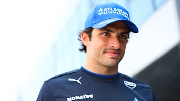 JEDDAH, SAUDI ARABIA - APRIL 17: Carlos Sainz of Spain and Williams looks on in the Paddock during