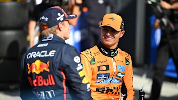 ZANDVOORT, NETHERLANDS - AUGUST 30: Second placed qualifier Lando Norris of Great Britain and