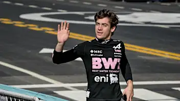 BUENOS AIRES, ARGENTINA - APRIL 26: Franco Colapinto of BWT Alpine Formula One Team greets the fans