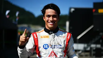 SPIELBERG, AUSTRIA - JUNE 26: Pole position qualifier Noel Leon of Mexico and Campos Racing (5)