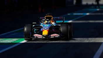BARCELONA, SPAIN - JUNE 12: Arvid Lindblad of Great Britain driving the (41) Visa Cash App Racing