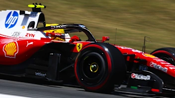 BARCELONA, SPAIN - JUNE 13: Lewis Hamilton of Great Britain driving the (44) Scuderia Ferrari SF-26