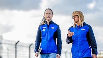 ZANDVOORT, NETHERLANDS - AUGUST 20: Alisha Palmowski of Great Britain and Campos Racing (21) and