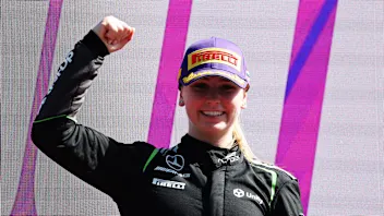 ZANDVOORT, NETHERLANDS - AUGUST 22: Race winner Payton Westcott of United States and PREMA Racing