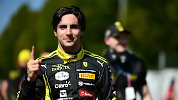 MONZA, ITALY - SEPTEMBER 04: Pole position qualifier Rafael Camara of Brazil and Invicta Racing (1)