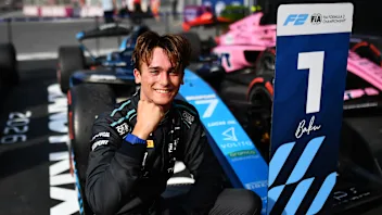 BAKU, AZERBAIJAN - SEPTEMBER 25: Race winner Dino Beganovic of Sweden and DAMS Lucas Oil (7)