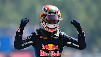 SPIELBERG, AUSTRIA - JUNE 27: Race winner Ernesto Rivera of Mexico and Campos Racing (3) celebrates