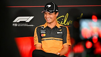 NORTHAMPTON, ENGLAND - JULY 02: Lando Norris of Great Britain and McLaren looks on in the Drivers