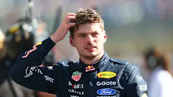NORTHAMPTON, ENGLAND - JULY 03: Sprint 3rd qualifier Max Verstappen of the Netherlands and Oracle