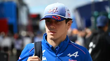 NORTHAMPTON, ENGLAND - JULY 04: Franco Colapinto of Argentina and Alpine F1 arrives in the Paddock