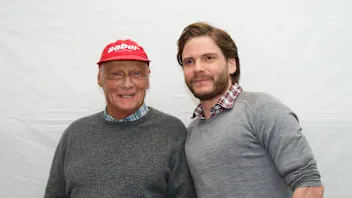 TORONTO, ON - SEPTEMBER 09:  Three-time Formula One World Champion Niki Lauda and actor Daniel