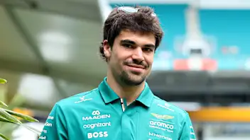 MIAMI, FLORIDA - MAY 02: Lance Stroll of Canada and Aston Martin F1 Team looks on during the Sprint