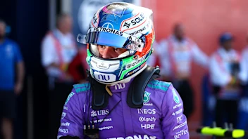 MIAMI, FLORIDA - MAY 02: Pole position qualifier Andrea Kimi Antonelli of Italy and Mercedes AMG