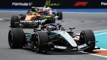 MIAMI, FLORIDA - MAY 03: Andrea Kimi Antonelli of Italy driving the (12) Mercedes AMG Petronas F1