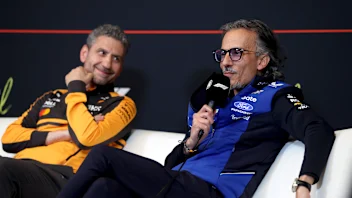 MONTREAL, QUEBEC - MAY 22: Laurent Mekies, Team Principal of Oracle Red Bull Racing in the Team