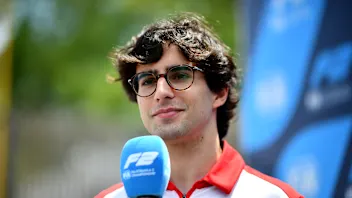 BARCELONA, SPAIN - JUNE 11: Rafael Camara of Brazil and Invicta Racing (1) is interviewed during