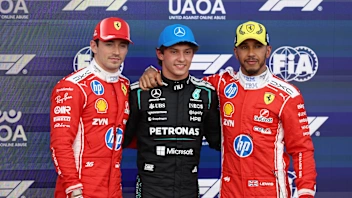 NORTHAMPTON, ENGLAND - JULY 04: Pole position qualifier Andrea Kimi Antonelli of Italy and Mercedes